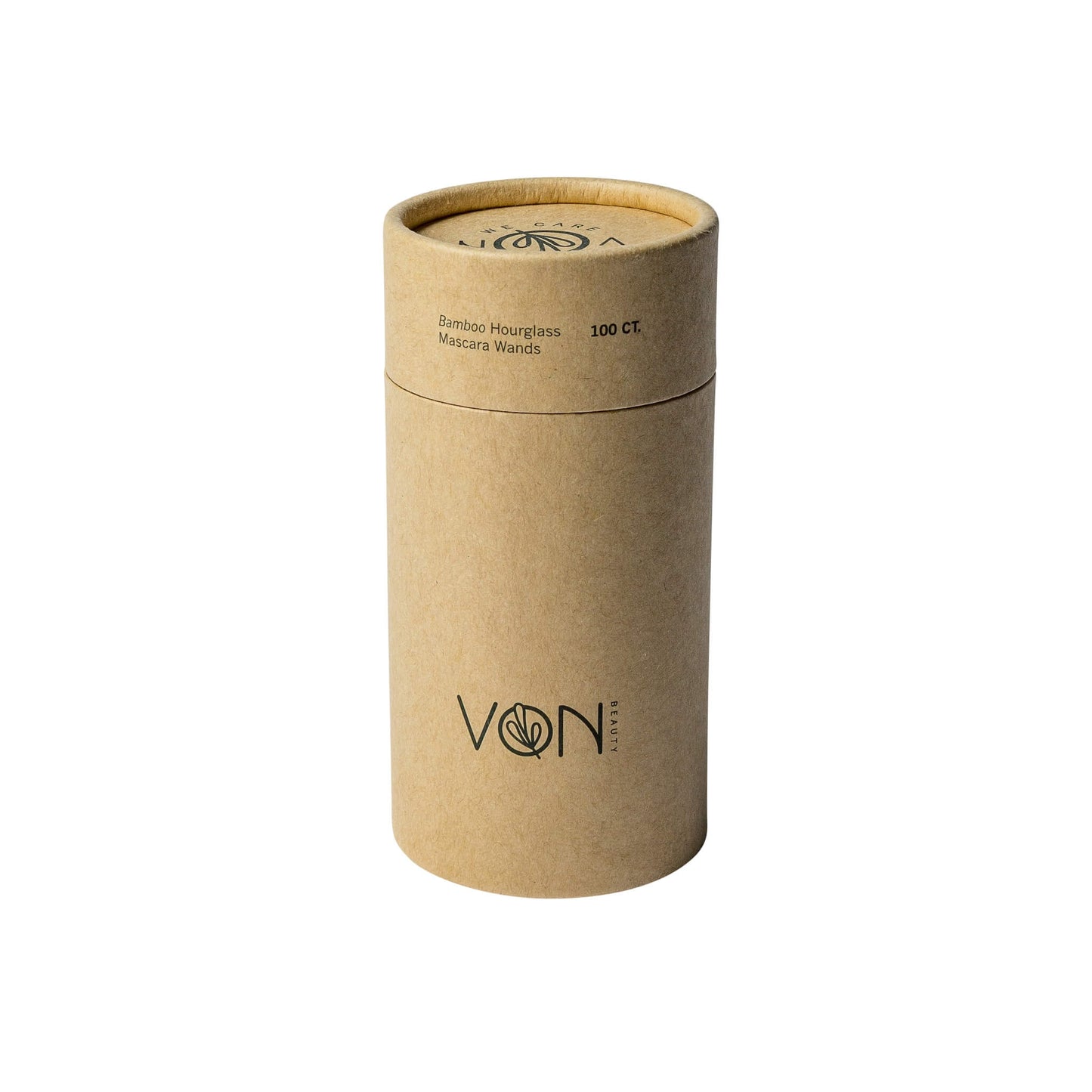 Von Beauty Bamboo Hourglass Mascara Wand Box Biodegradable